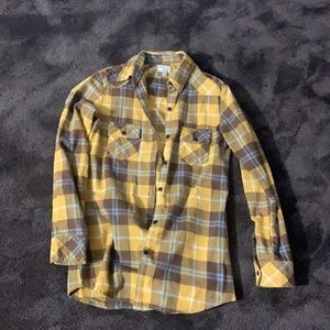 Mustard tunic flannel